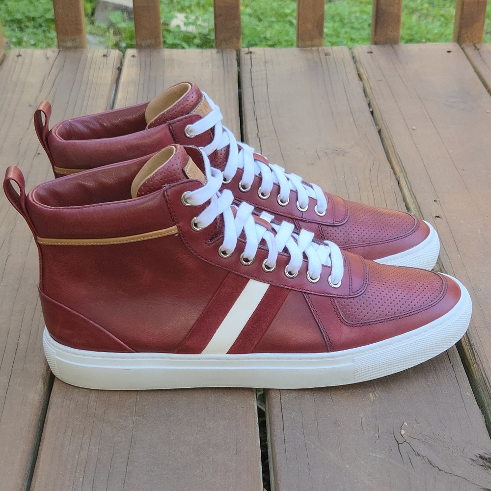 BALLY Hervey High-Top Sneakers (Men's Size 9.5)